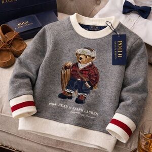 Polo Ralph Lauren Gray Bear Sweater
